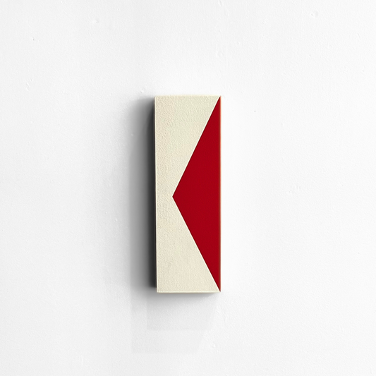 White/Red Triangle